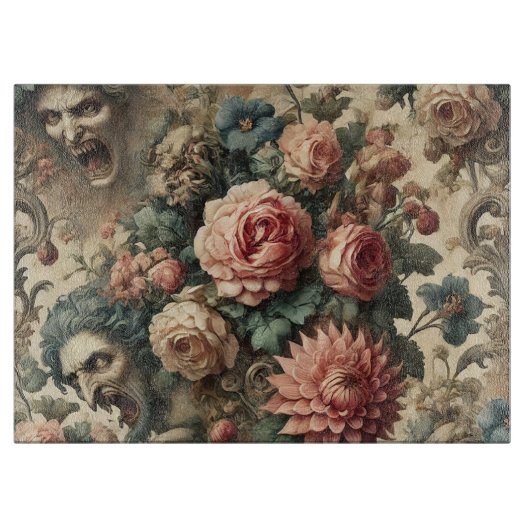 ファンとフローリッシュの – ゴシックビクトリアン カッティングボード (正面)