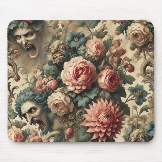 ファンとフローリッシュの – ゴシックビクトリアン マウスパッド (正面)