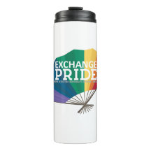 ファンと桜の花をデザインしたExchange Pride サーマル