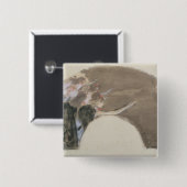 ファンのためのエドガー・ドガ|のスケッチ、c.1879 缶バッジ (正面&裏面)