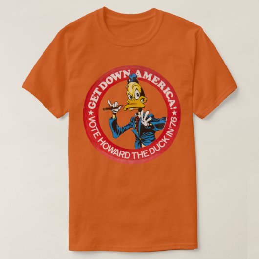 ファンのためのダックギフトのハワード芸術を取得 Tシャツ (デザイン正面)