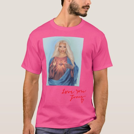 ファンのためのTrisha Jesus Tシャツ (正面)