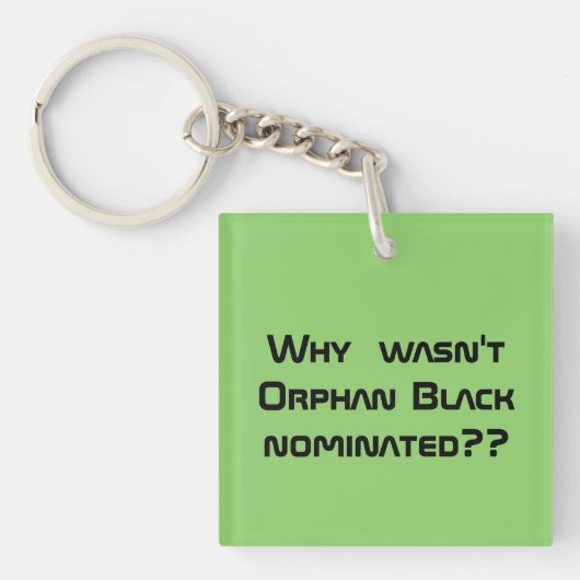 ファンのため指名された孤児の黒がなぜなかったかか。 キーホルダー (正面)