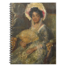 ファンのイザベラ・サイモン・マリアートの若い女性