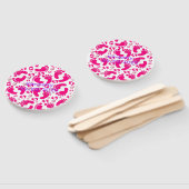 ファンのセットベビーピンク足女の子 ハンドファン (組立なし)