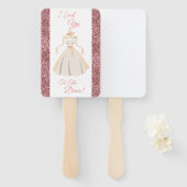 ファンのセット – ドレスへのYes ハンドファン (正面&裏面)