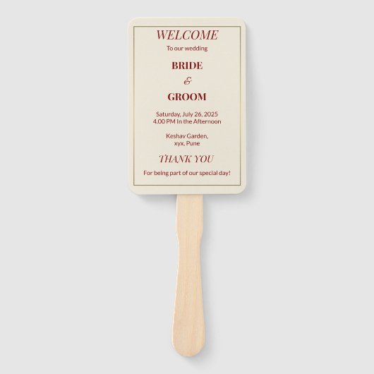 ファンのセット ハンドファン (正面)