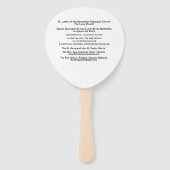 ファンのセット ハンドファン (裏面)