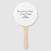 ファンのセット ハンドファン (裏面)