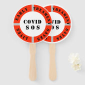 ファンのセット ハンドファン (正面&裏面)