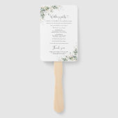 ファンのセット ハンドファン (裏面)