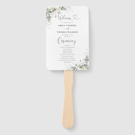 ファンのセット ハンドファン (正面)