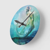 ファンのダンサーの円形の時計 ラウンド壁時計 (傾斜)