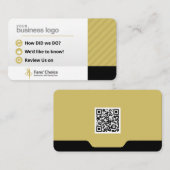 ファンの上等の名刺の私達を見直して下さい 名刺 (正面/裏面)