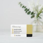 ファンの上等の名刺の私達を見直して下さい 名刺 (スタンド正面)