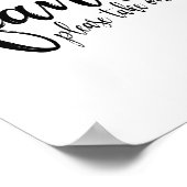 ファンの白黒8x10屋外用サイン結婚 ポスター (角)