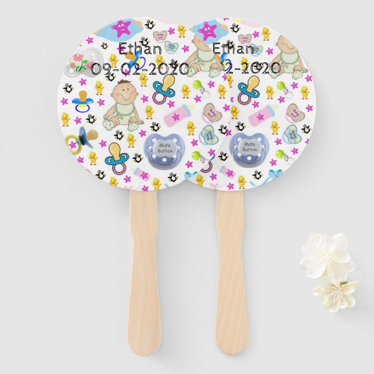 ファンの組み合わせBinkysパッケージ ハンドファン (正面&裏面)