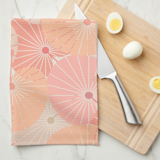 ファンの重中国のなり キッチンタオル (四つ折り)