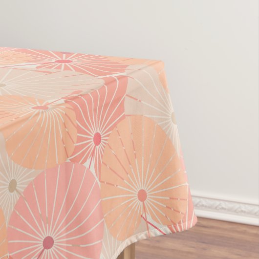 ファンの重中国のなり テーブルクロス (インサイチュ)