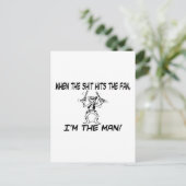 ファンを打つ ポストカード (スタンド正面)