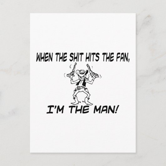 ファンを打つ ポストカード (正面)