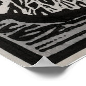 ファンを持つヴァッシリーカンディンスキーの女性 ポスター (角)