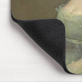 ファンを持つ女性、c.1805-06 (キャンバスの油) マウスパッド (コーナー)