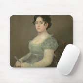 ファンを持つ女性、c.1805-06 (キャンバスの油) マウスパッド (マウス)