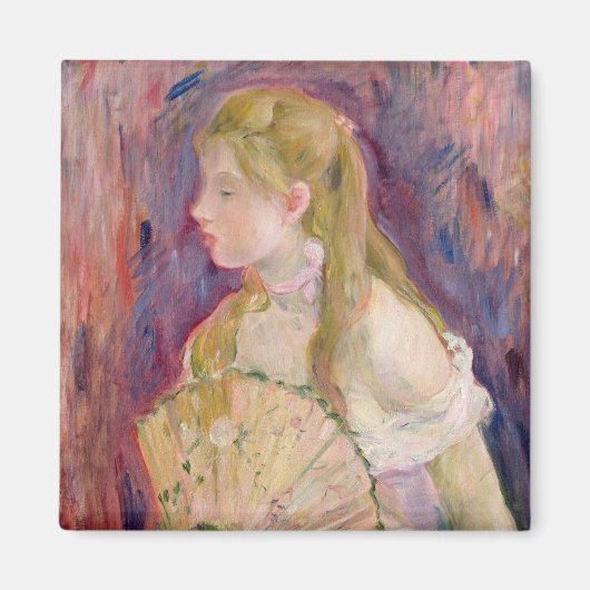 ファンを持つ少女, 1893 マグネット (正面)