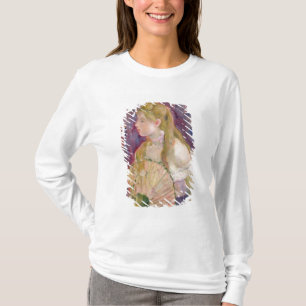 ファンを持つ若い女の子、1893年 Tシャツ
