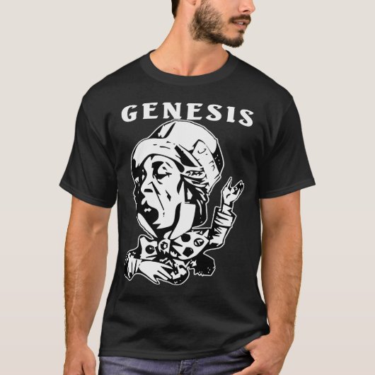 ファンアート ギフト アイデア Genesis バンド Tシャツ (正面)