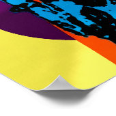 ファンカルトファンクレトロヴィンテージポスタースタイルギフト ポスター (角)