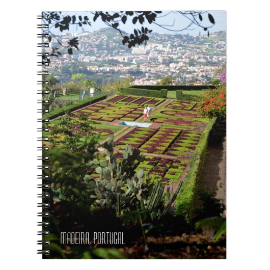 ファンカルボタニカルガーデンズマデイラポルトガル ノートブック (正面)