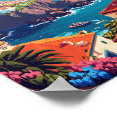 ファンカルポルトガルトラベルアートヴィンテージ ポスター (角)