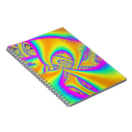 ファンキデリック二色性溶融ガラスフラクタル ノートブック