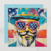 ファンキーおもしろい独立記念日 シーズンカード (正面/裏面)