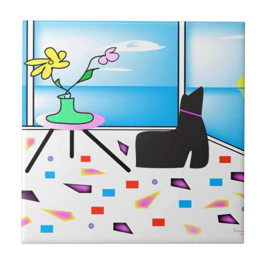 ファンキーお洒落カラフルMiami, Graphic タイル (正面)