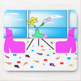 ファンキーお洒落カラフルMiami, Graphic マウスパッド