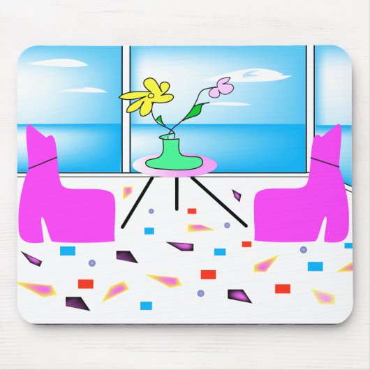 ファンキーお洒落カラフルMiami, Graphic マウスパッド (正面)