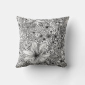 ファンキーお洒落フローラ クッション (裏面)