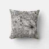 ファンキーお洒落フローラ クッション (正面)