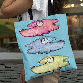 ファンキーかつホイッシムな魚 トートバッグ