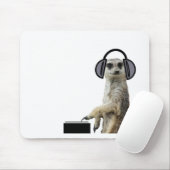 ファンキーでクールなmeerkat dj マウスパッド (マウス)