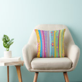 ファンキーでストライプな枕 クッション (椅子)