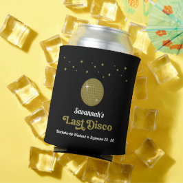 ファンキーでレトロなラストディスコ・ブライド・バチェロレッテ・パーティ 缶クーラー