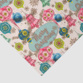 ファンキーで明るいレトロなクリスマス 薄葉紙 (詳細)