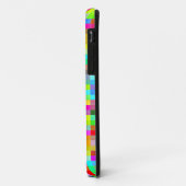 ファンキーで明るくカラフルなピクセルモザイク Case-Mate iPhoneケース (裏面/左)