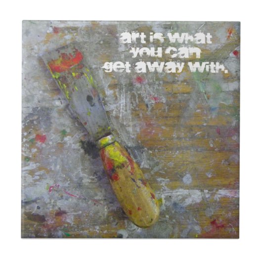 ファンキーで芸術的なタイル! タイル (正面)