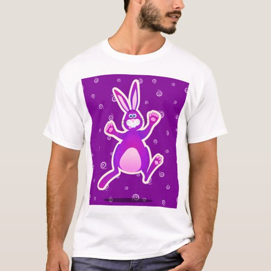 ファンキーなうさぎ Tシャツ (正面)