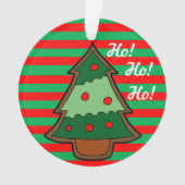 ファンキーなお祝いの木 オーナメント (正面)